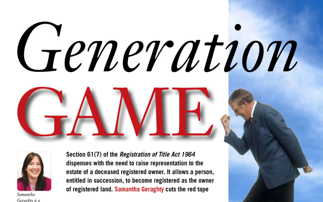 Generation Game – Irish Law Society Gazette