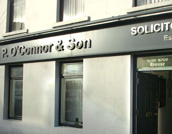 P-OConnor-Son-Solicitors-Office-In-Swinford Co Mayo